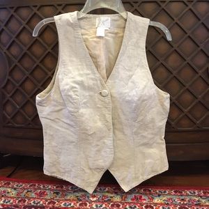 2 for $5 - Fashion Optious linen vest